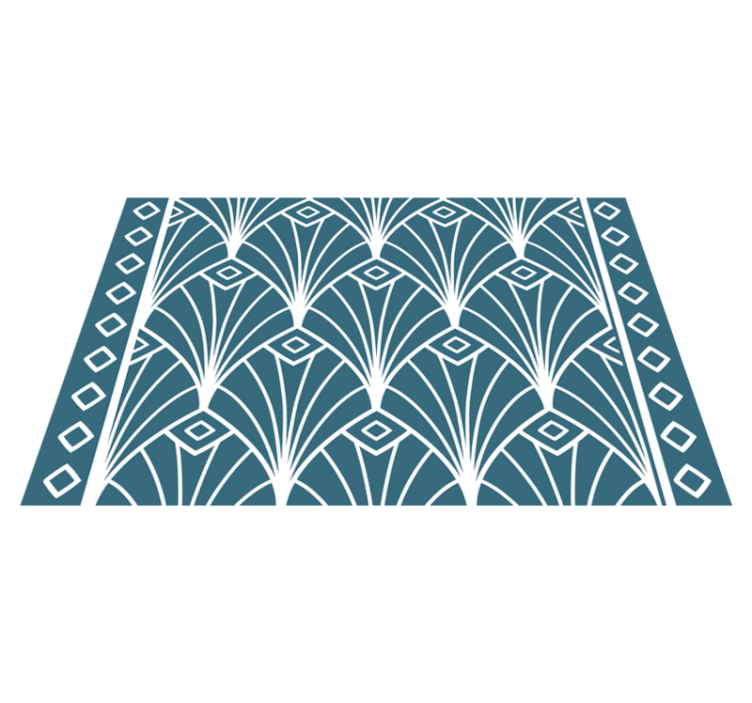 πρωτότυπα σουπλά μοντέρνας τέχνης μπλε και λευκά - TenStickers