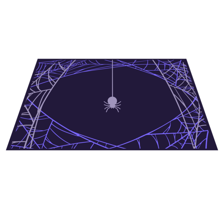 μωβ αποκριάτικα σουπλά αράχνης - TenStickers