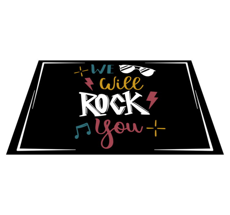 "we will rock you" πρωτότυπα σουπλά - TenStickers