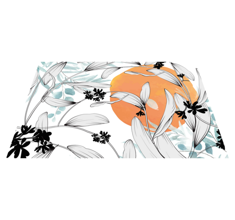 αυθεντικά σουπλά floral concept σε στυλ γκλάμουρ - TenStickers