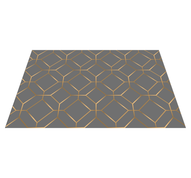 σουπλά με γεωμετρικό εξάγωνο σχέδιο - TenStickers