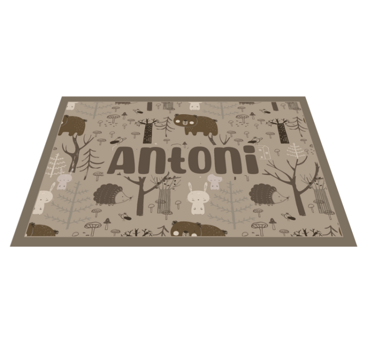 σουπλά σκανδιβανικού στυλ για ζώα του δάσους - TenStickers