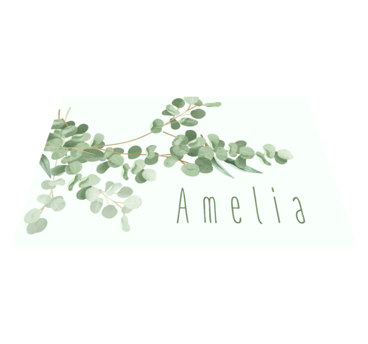 "boho" φύλλα μοτίβο πρωτότυπα σουπλά - TenStickers