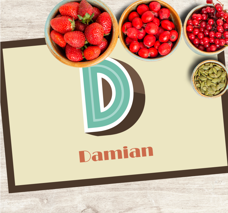 Τρισδιάστατα γράμματα εξατομικευμένα σουπλά - TenStickers