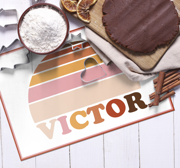 Ήλιος της δεκαετίας του 70 με εξατομικευμένες τοποθεσίες - TenStickers