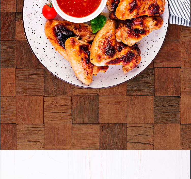 ξύλινη υφή από καφέ σουπλά - TenStickers