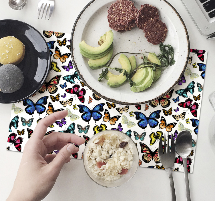 όμορφες και πολύχρωμες πεταλούδες - TenStickers