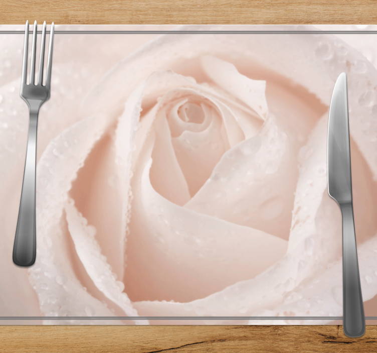 όμορφα λευκά τριαντάφυλλα μοντέρνα σουπλά - TenStickers