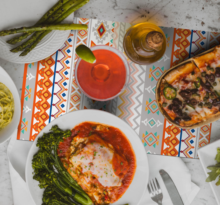 σουπλά με υφή μοτίβο μποέμ - TenStickers