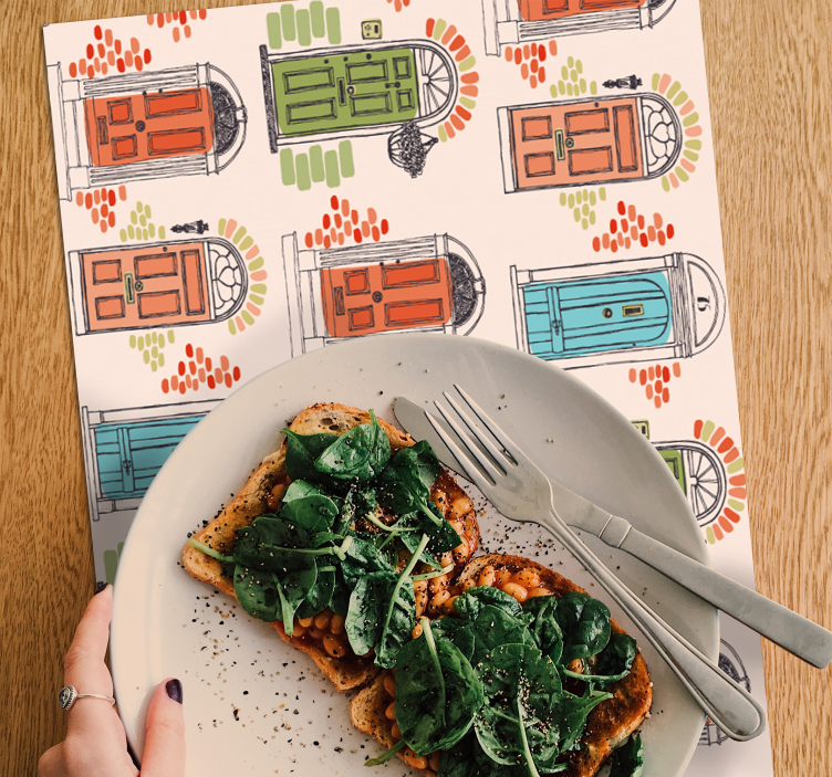 πόρτες βινυλίου πλατφόρμες του Δουβλίνου - TenStickers