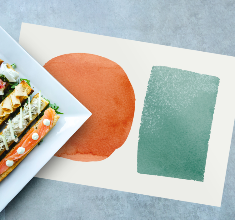 κουκκίδες και τετράγωνα μινιμαλιστικά πρωτότυπα σουπλά - TenStickers