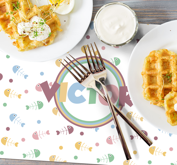 ψάρια και πλάκες ονομάτων - TenStickers