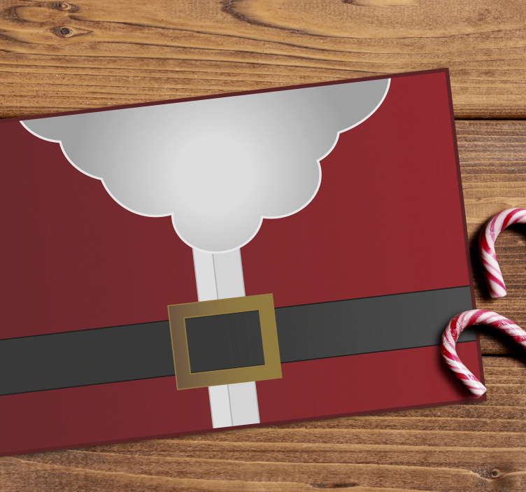 για Χριστουγεννιάτικες πινακίδες ρούχων του Αϊ-Βασίλη - TenStickers