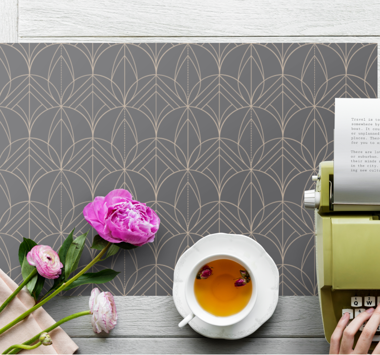 γεωμετρικό μοτίβο σύγχρονο στυλ σουπλά - TenStickers