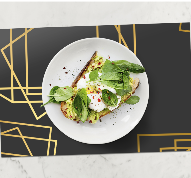 γεωμετρικά σχήματα κομψές πινακίδες - TenStickers