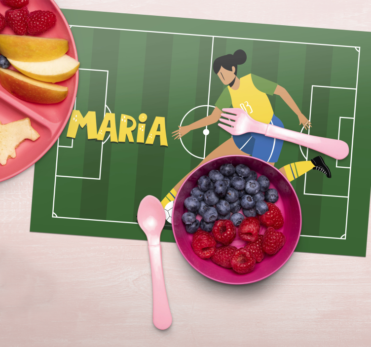 προσαρμοσμένα σουπλά ποδοσφαιριστή κοριτσιών - TenStickers