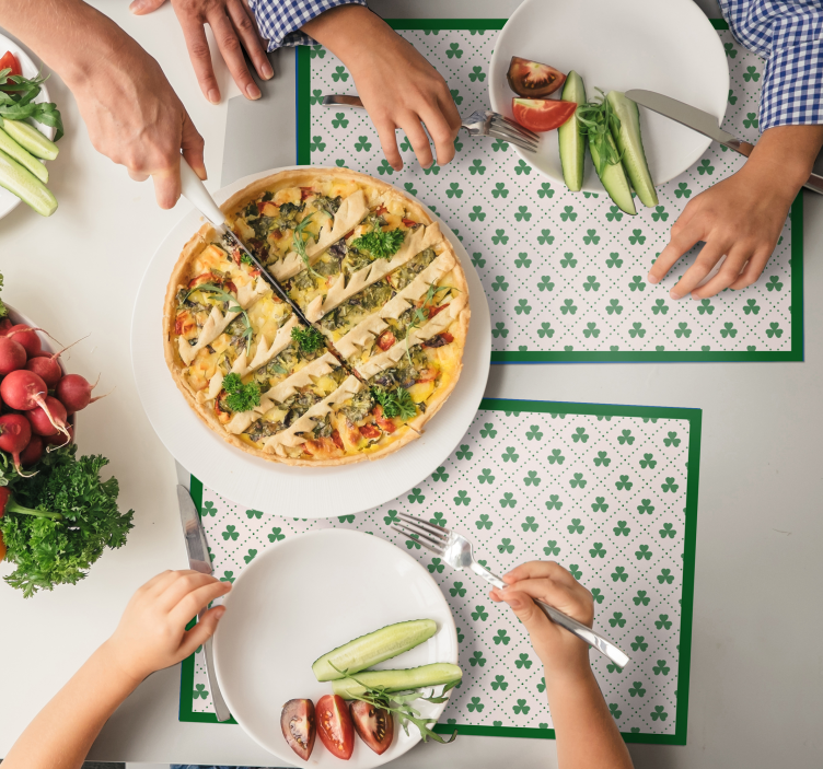 πρωτότυπες πινακίδες πράσινο vintage μοτίβο - TenStickers