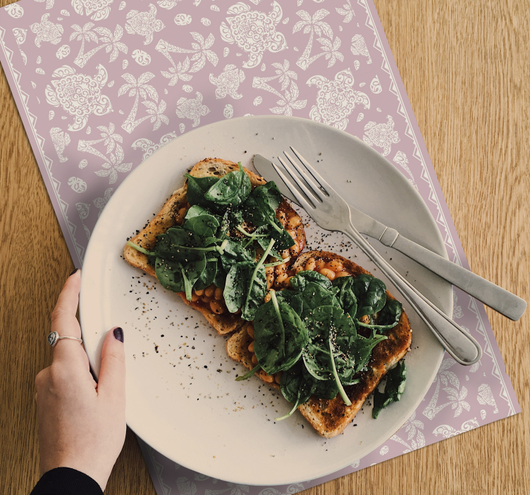 Χαβάης χελώνα και φοίνικες χελώνας - TenStickers