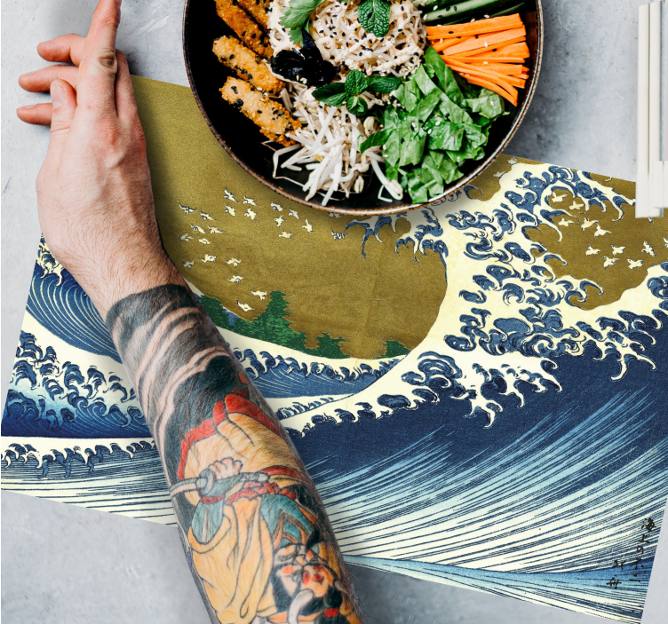 σουπλά τραπέζι kaijo no fuji - TenStickers