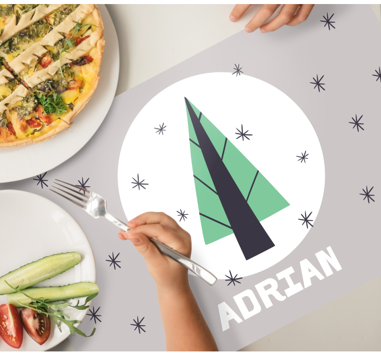 εξατομικευμένο χριστουγεννιάτικο δέντρο χριστουγεννιάτικες θέσεις - TenStickers