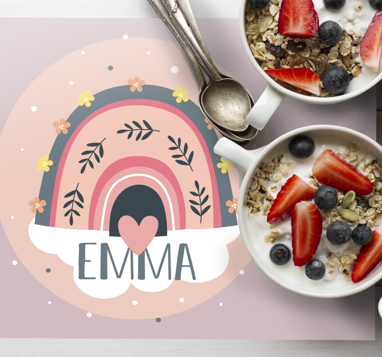 ουράνιο τόξο με ονόματα για εξατομικευμένες θέσεις - TenStickers