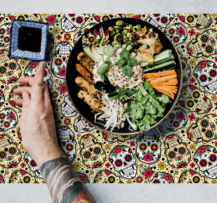 κρανία που μοντέρνα πλακάτ - TenStickers