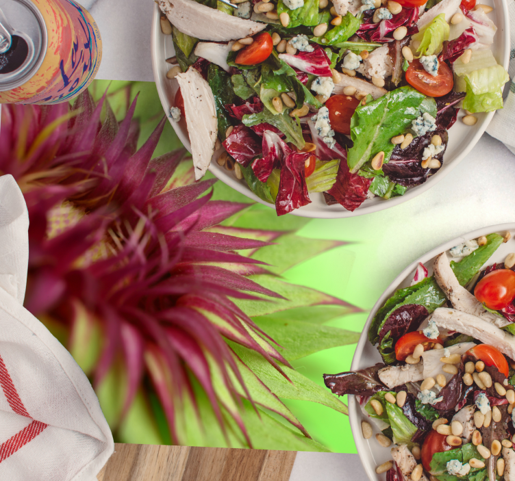 Κομψό σετ τραπεζιού Θιστλή - TenStickers