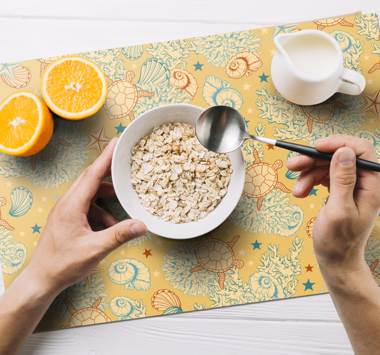 υποθαλάσσια ζωή απαλά χρώματα θαλάσσια ζωή - TenStickers