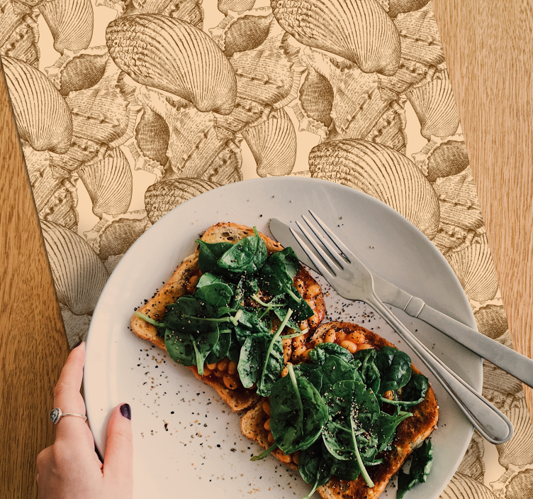 Vintage κοχύλια θαλασσινών κοχυλιών - TenStickers