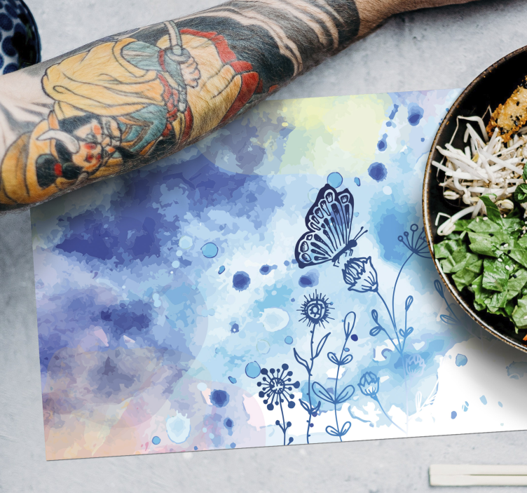 νερομπογιές πεταλούδα - TenStickers