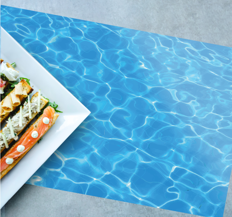 σουπλά βινυλίου με υφή νερού - TenStickers