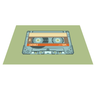 Vintage κασέτες - TenStickers