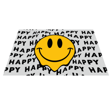 Big smiley happy face πρωτότυπα σουπλά βινυλίου - TenStickers
