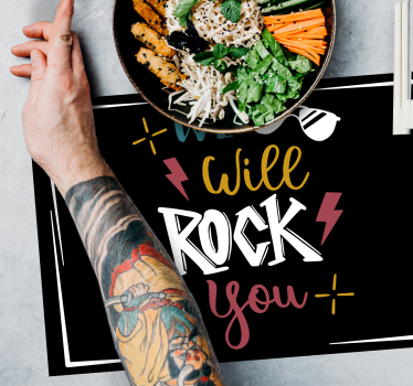 "we will rock you" πρωτότυπα σουπλά βινυλίου - TenStickers