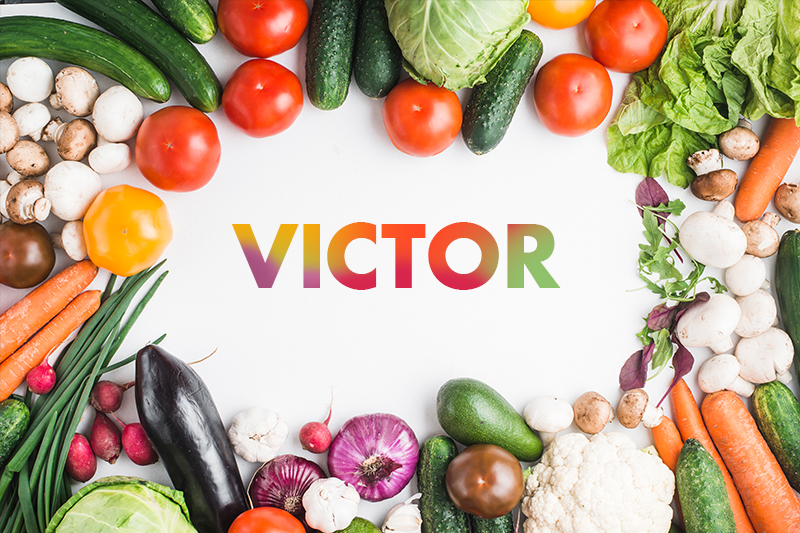 προσαρμόσιμο όνομα με πινακίδες λαχανικών - TenStickers