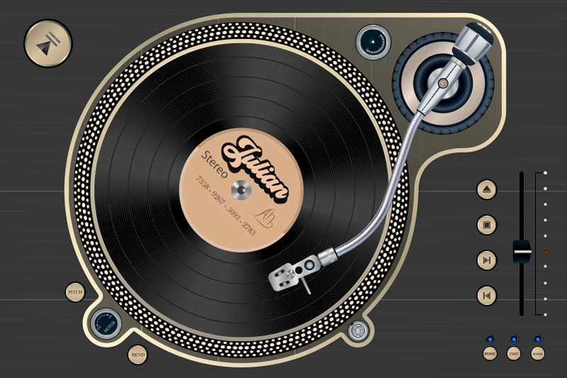 πινακίδες ονόματος δίσκου βινυλίου - TenStickers