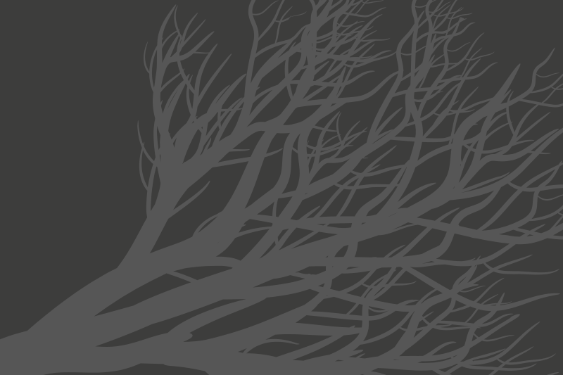 κομψό γκρι φύλλο κομψό πλακάτ - TenStickers