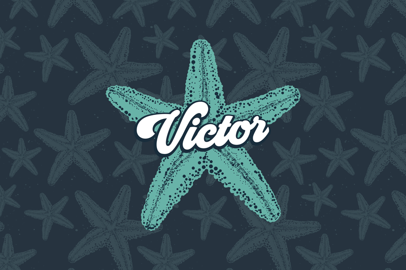 Τα αστερία bluetones ονομάζουν εξατομικευμένες θέσεις - TenStickers