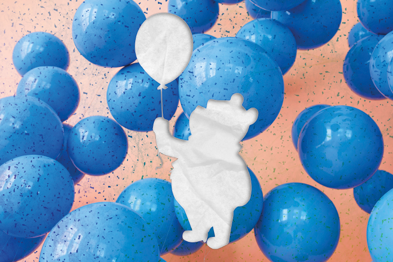 Winnie the pooh γενέθλια για παιδιά - TenStickers