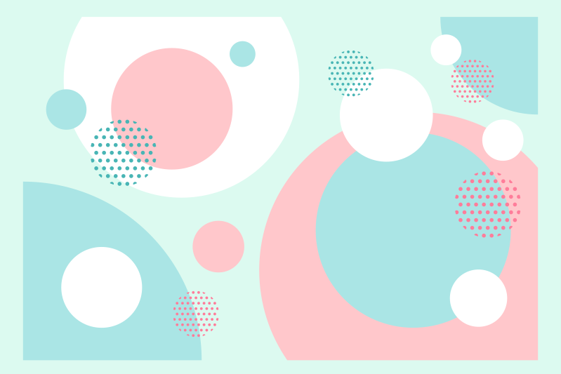 Σουπλά μοντέρνο γεωμετρικά χρωματικά μπλοκ - TenStickers