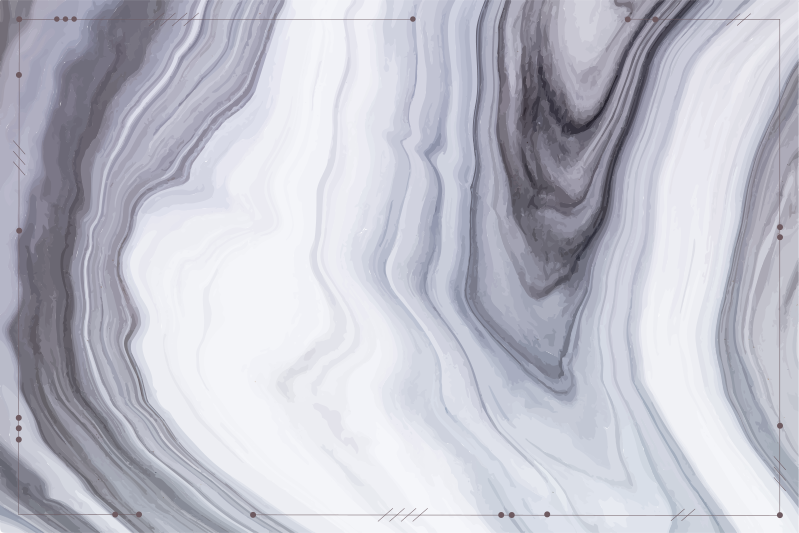 λευκό και μαύρο μάρμαρο εφέ μοντέρνα πλακάτ - TenStickers