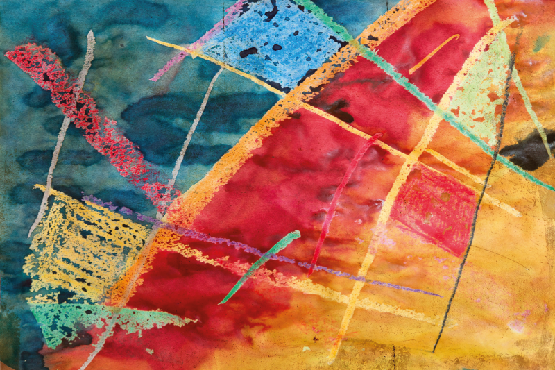 Πρωτότυπο σουπλά με Ζωντανά Γεωμετρικά Σχέδια - TenStickers