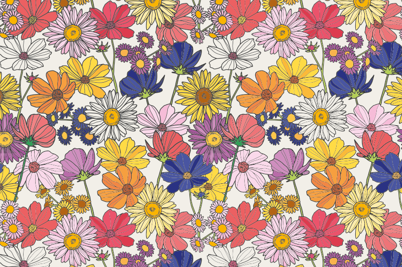 Σουπλά Ζωντανής Βοτανικής Σύνθεσης - TenStickers