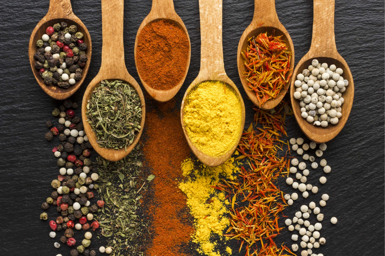 ποικιλία μπαχαρικών μοντέρνα πλακάτ - TenStickers