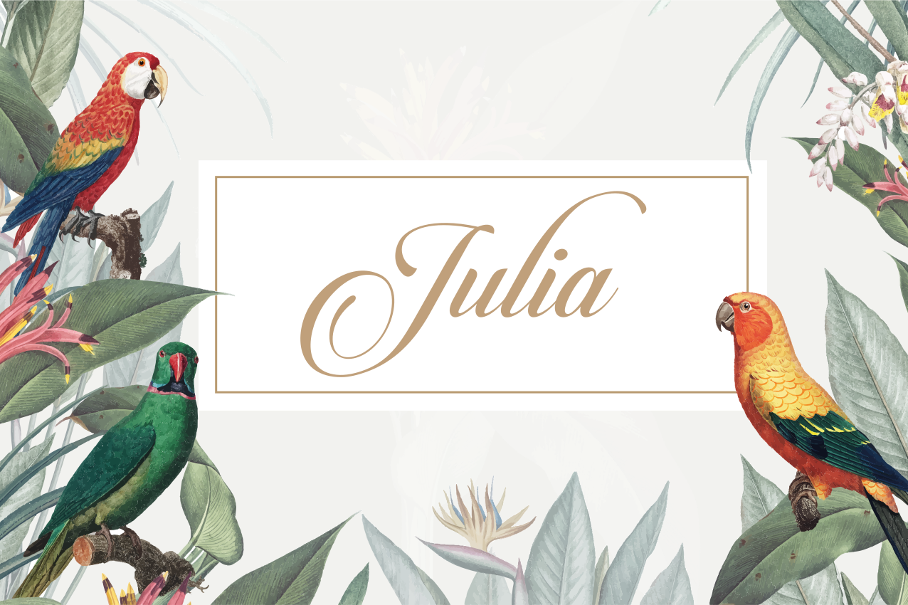 εξατομικευμένες πλακάτ κοπής macaw - TenStickers