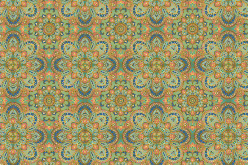 πολύχρωμες πλακάκια με υφή - TenStickers