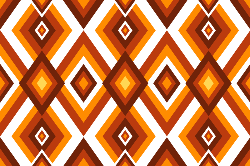 Πρωτότυπο σουπλά σε γεωμετρικό σχέδιο διαμαντιού - TenStickers