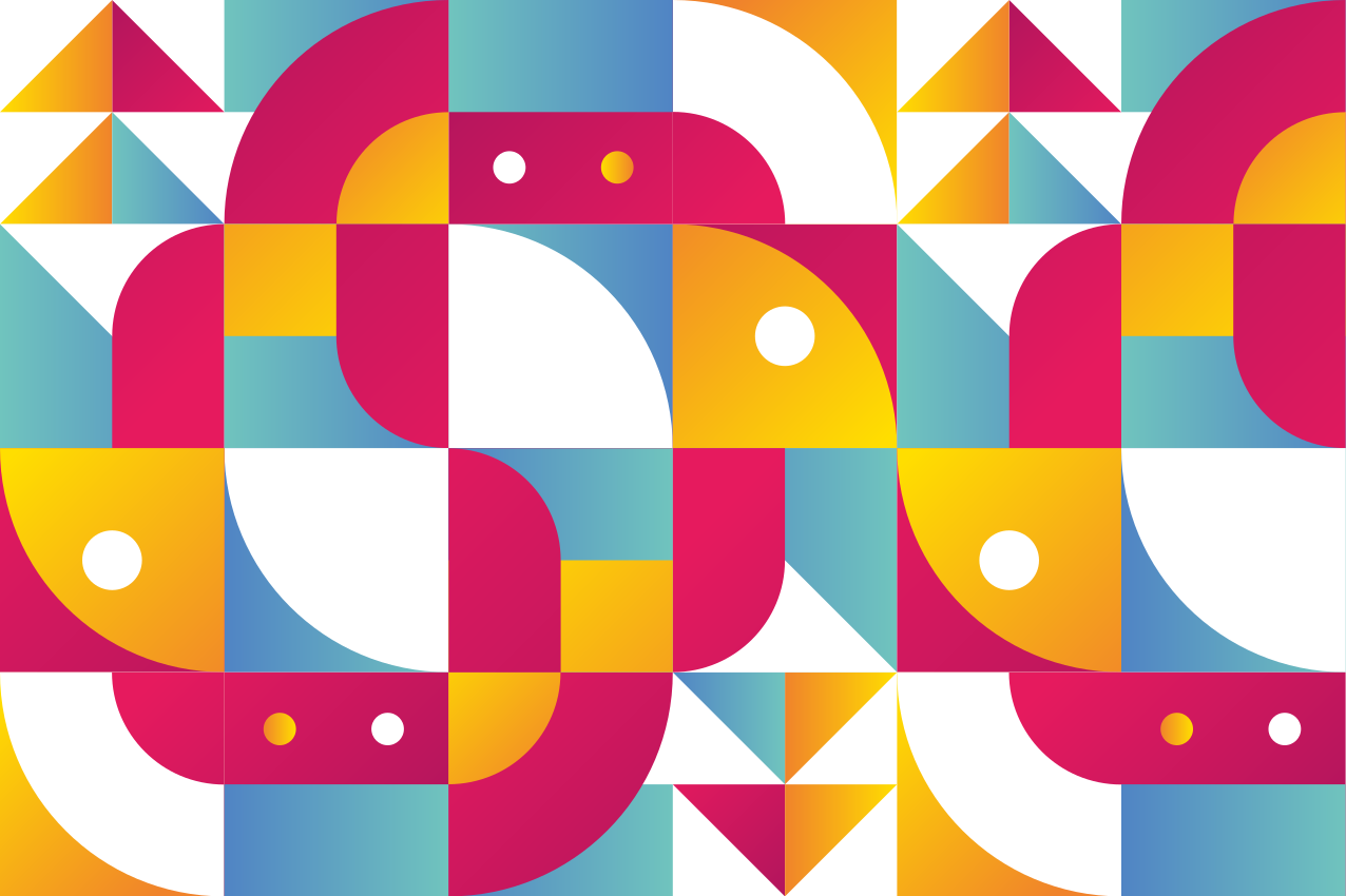 Σουπλά μοντέρνο με τολμηρά γεωμετρικά σχέδια - TenStickers