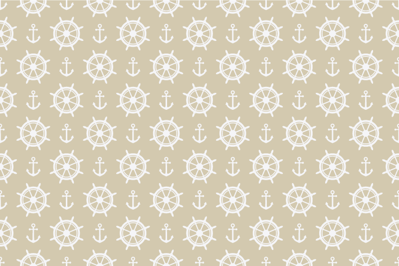 Vintage ναυτικά στοιχεία σουπλά εστιατορίου - TenStickers