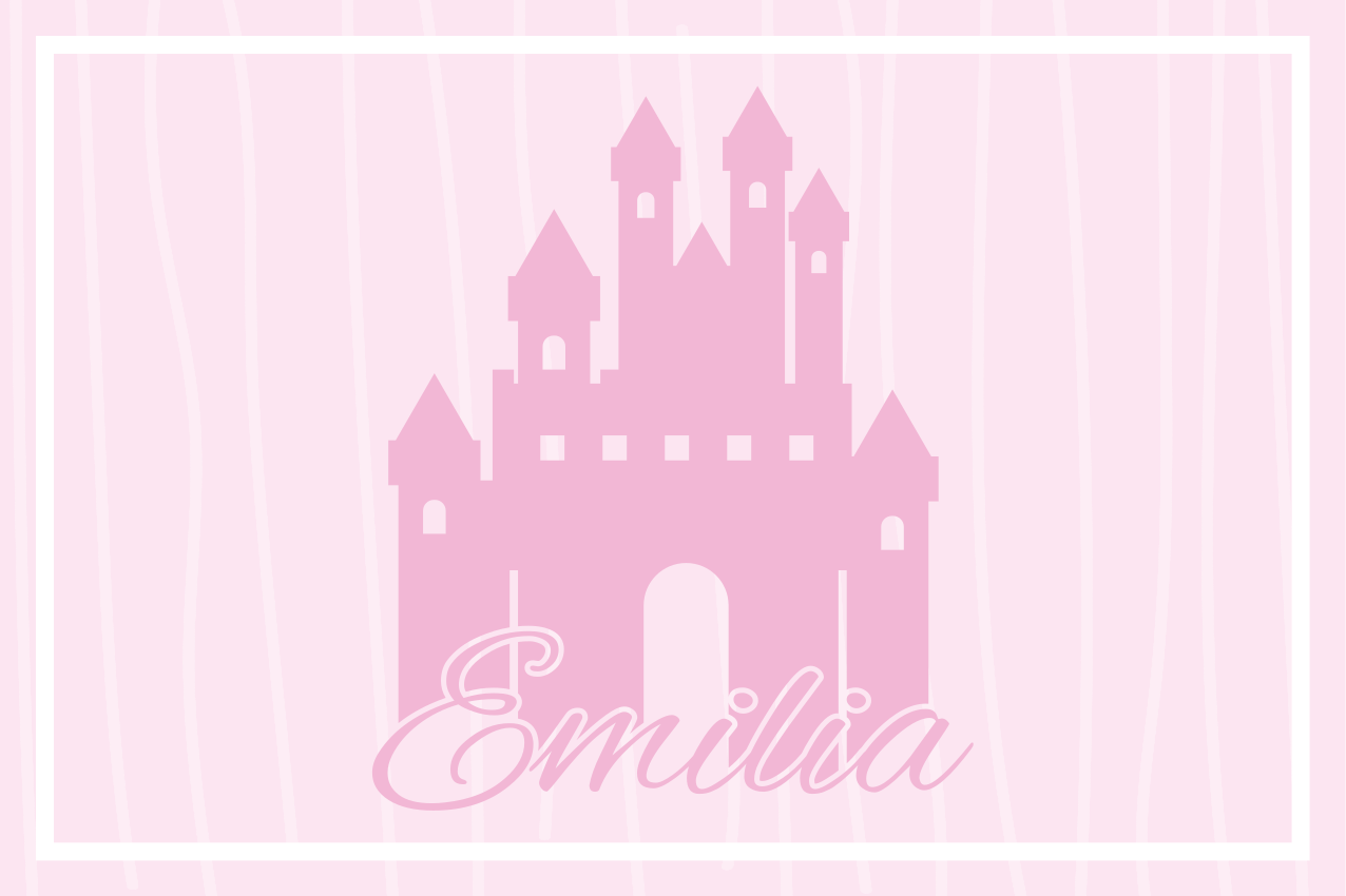 Σουπλά με Σχεδίαση Θέματος Κάστρου - TenStickers